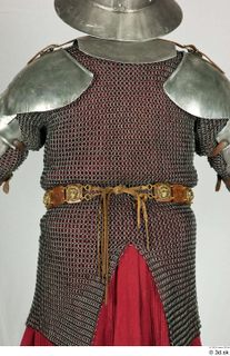  Photos Medieval Guard in mail armor 3 Medieval clothing Medieval soldier chainmail armor plate armor upper body 0006.jpg
